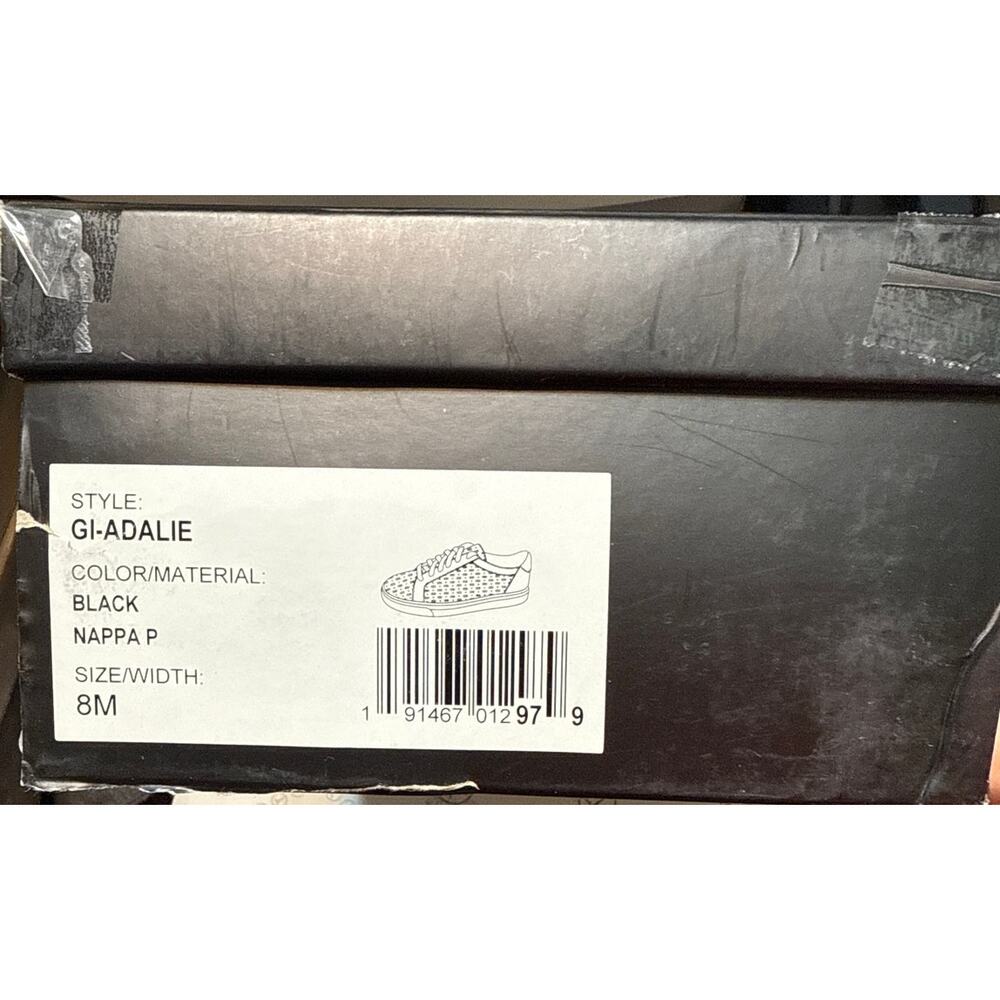 GILI Women’s Adalie Lace Up Sneakers Black Perforated Camo Trim Size 8M NWB - Picture 15 of 16